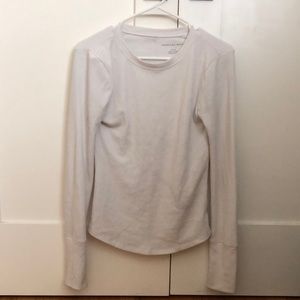 American Eagle Long Sleeve White Shirt